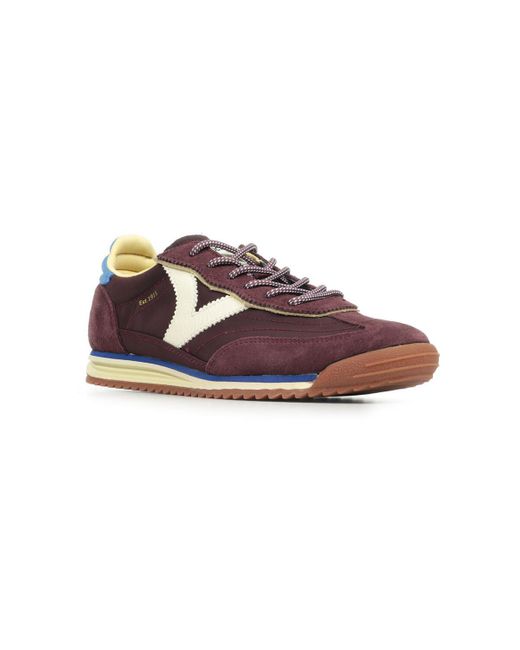 Baskets basses Saturno Serraje Nylon Victoria en coloris Brown
