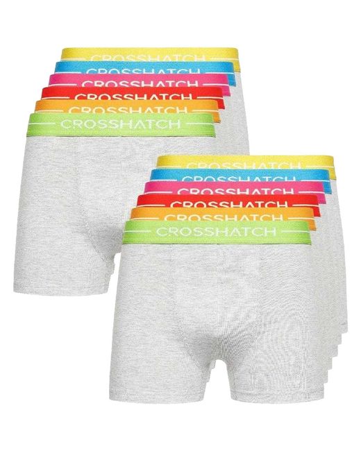 Boxers Astral Crosshatch pour homme en coloris White