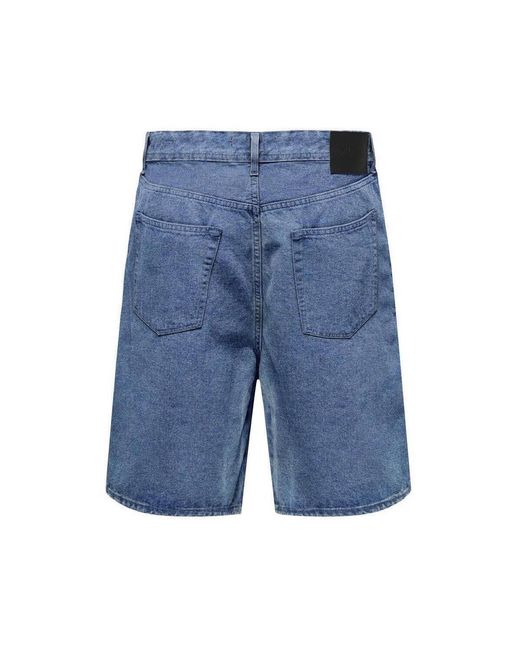 Short Onsfade Only & Sons pour homme en coloris Blue