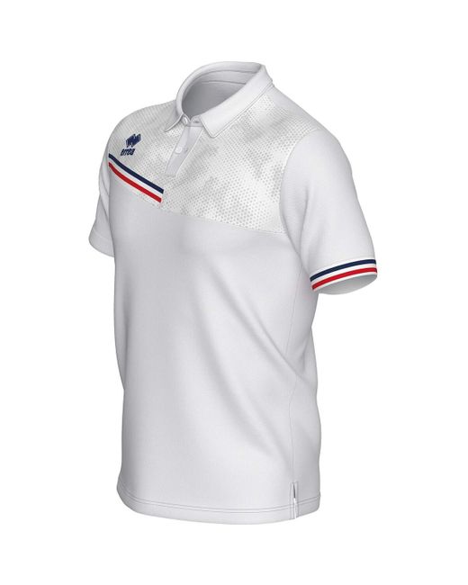 T-shirt Emir Polo Mc Ad Erreà pour homme en coloris White