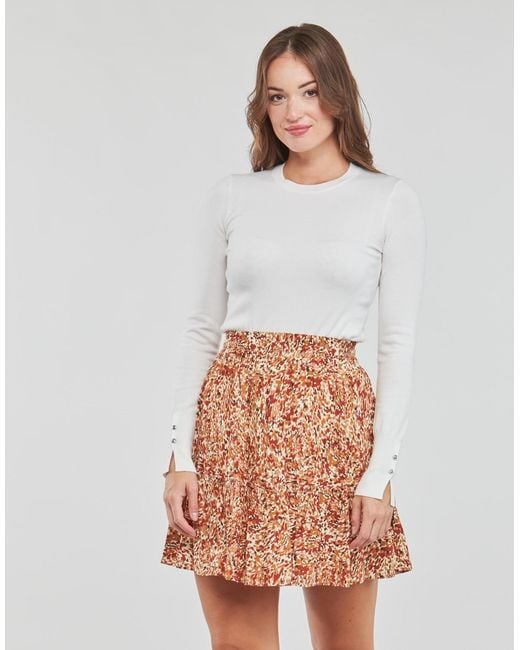 Pull Elinor Rn Ls Swtr Guess en coloris Gray