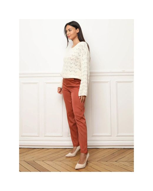 Pull Pulls Pour Femme La Modeuse en coloris White