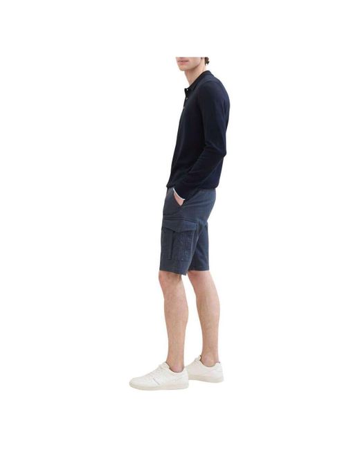 Short 162784VTPE24 Tom Tailor pour homme en coloris Blue