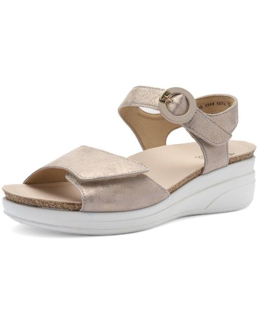 Sandales Compensées Ara en coloris Metallic