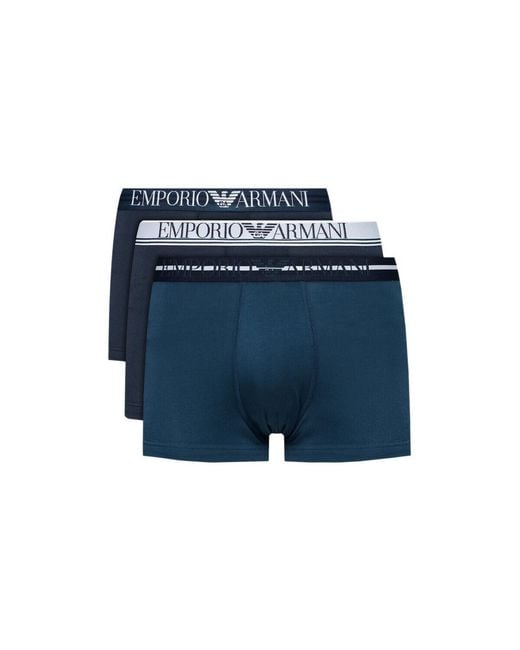 Boxers Lot De 3 Boxers Homme Ea7 Emporio EA7 pour homme en coloris Blue