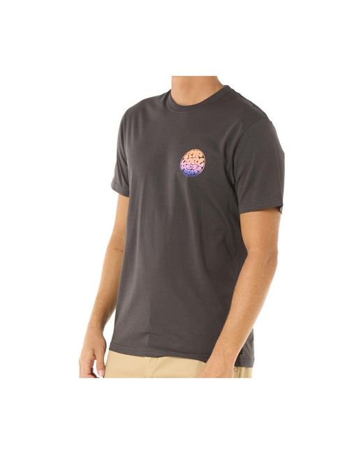 T-shirt WETTIE PASSAGE ICON TEE Rip Curl pour homme en coloris Black