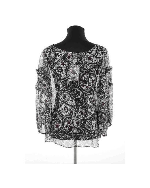 Blouses Blouse en soie noire Diane von Furstenberg en coloris Black