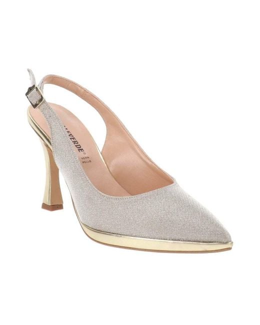 Chaussures escarpins VV18211 Valleverde en coloris Natural