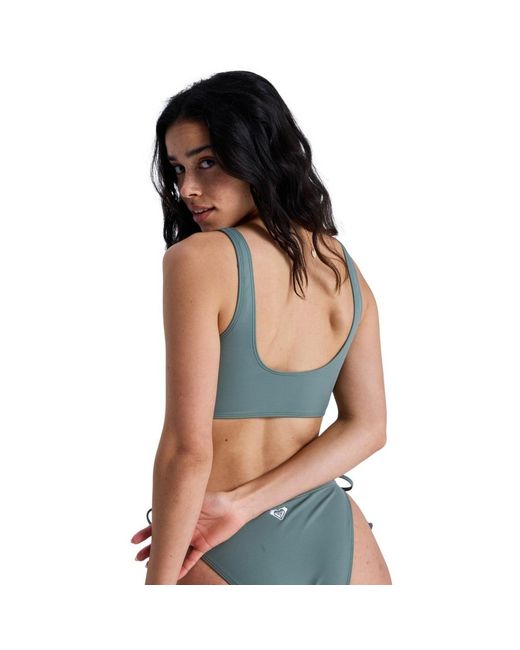 Maillots de bain Solid Essentials Bralette Roxy en coloris Blue