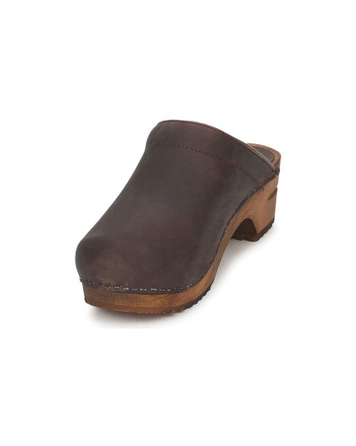 Sanita Brown Clogs chrissy open