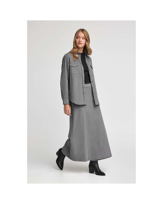 Chemise CLARISA POLO CLUB en coloris Gray