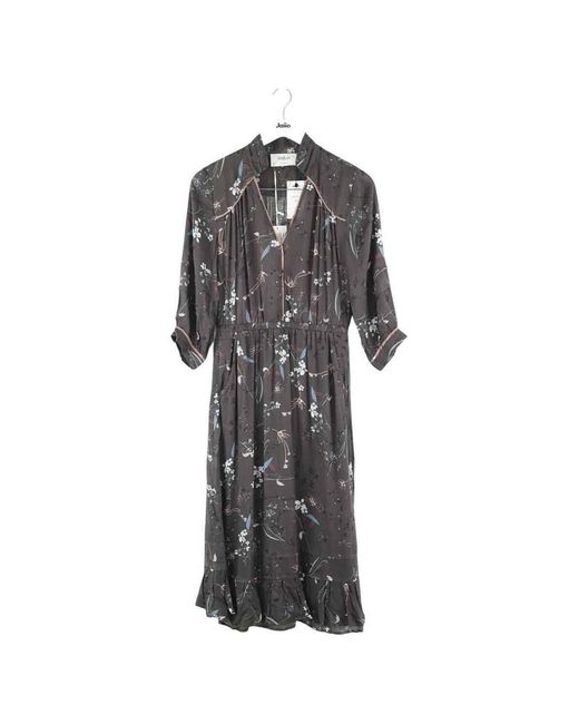 Robe Robe en coton grise Ba&sh en coloris Gray