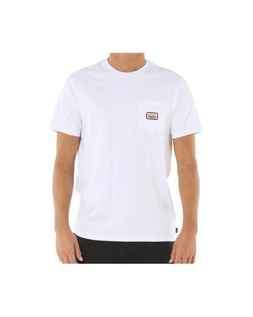 Polo _M_SURF PARADISE BADGE TEE UPDATE Rip Curl pour homme en coloris White