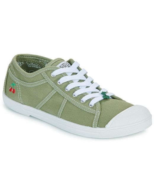 Baskets Basses Basic 02 Le Temps Des Cerises en coloris Green