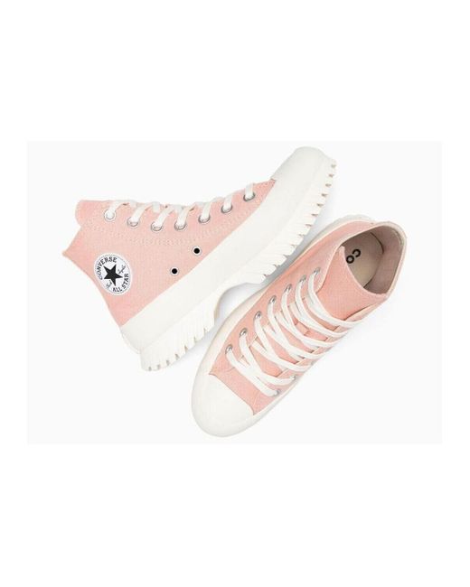 Baskets Ctas Lugged 2.0 Hi Converse pour homme en coloris Pink