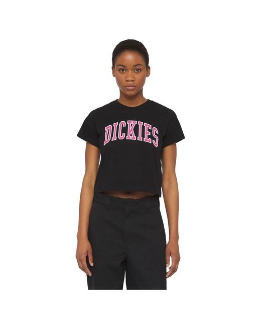 T-shirt AITKIN TEE W - DK0A4YS8-BLACK Dickies