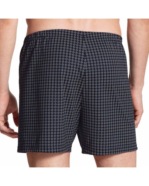 Caleçons Caleçons Web Paquet de 2 Prints Benefits 2P Calida pour homme en coloris Blue