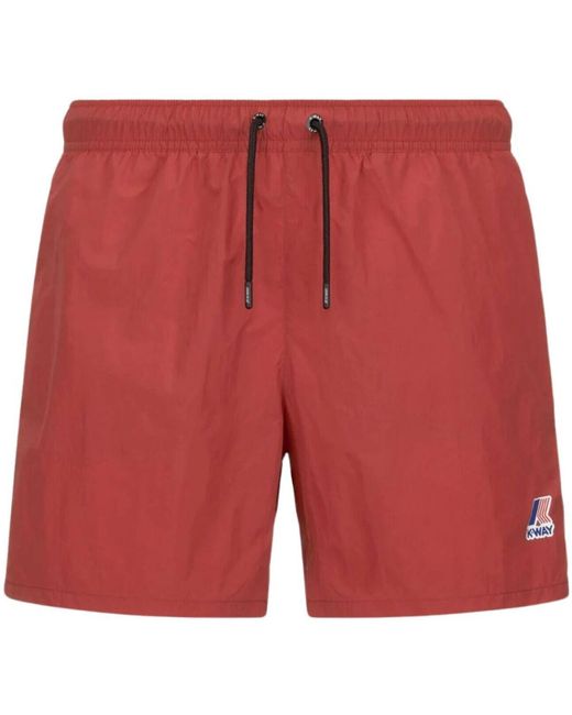 Maillots de bain LE VRAI OLIVIER K-Way pour homme en coloris Red