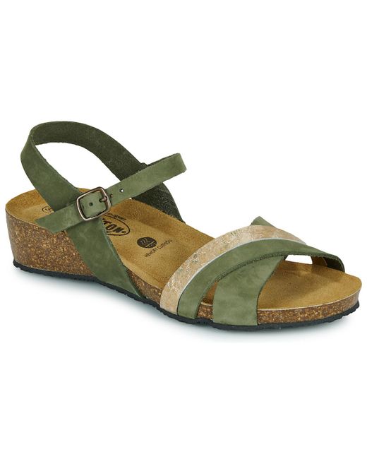 Sandales NORTE Plakton en coloris Green