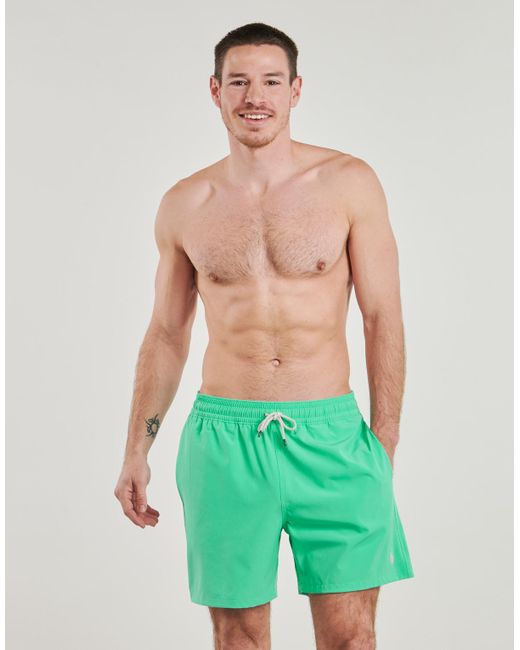 Maillots de bain MAILLOT DE BAIN UNI EN POLYESTER RECYCLE Polo Ralph Lauren pour homme en coloris Green