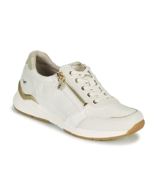 Mustang Shoes Slip on sneakers met praktisch elastiek - Schoenen.nl