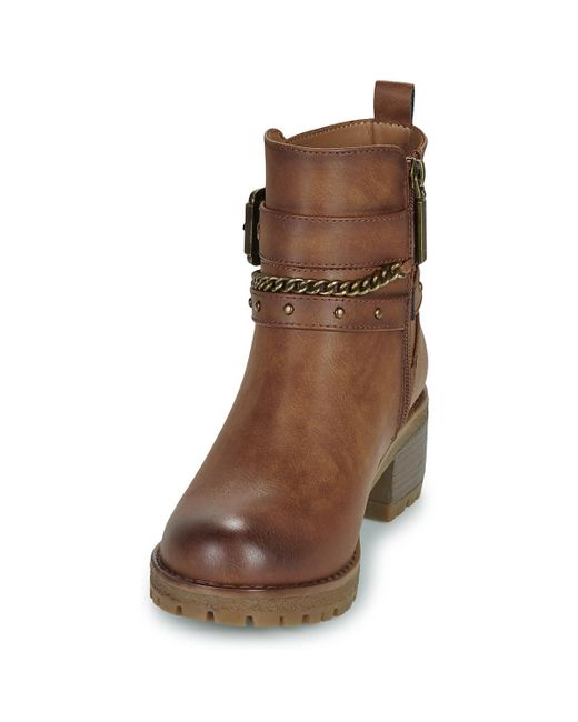 Bottines 172918-CAMEL Refresh en coloris Brown