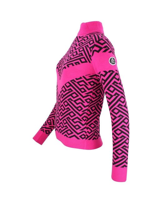 Pull Pull Femme Adiamant Peak Mountain en coloris Purple