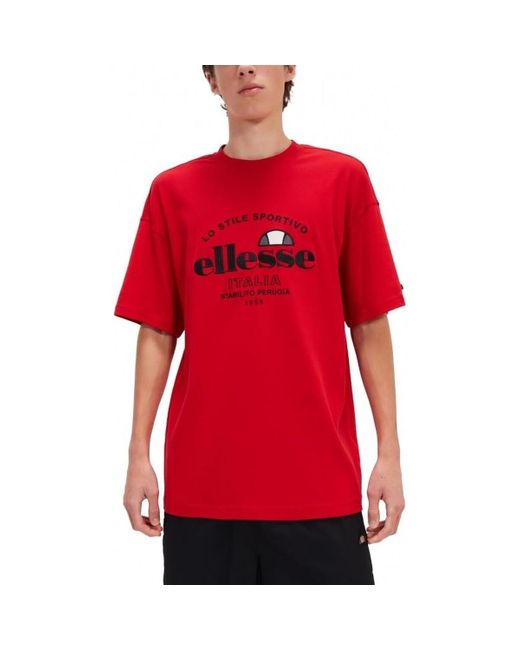 T-shirt Ellesse pour homme en coloris Red