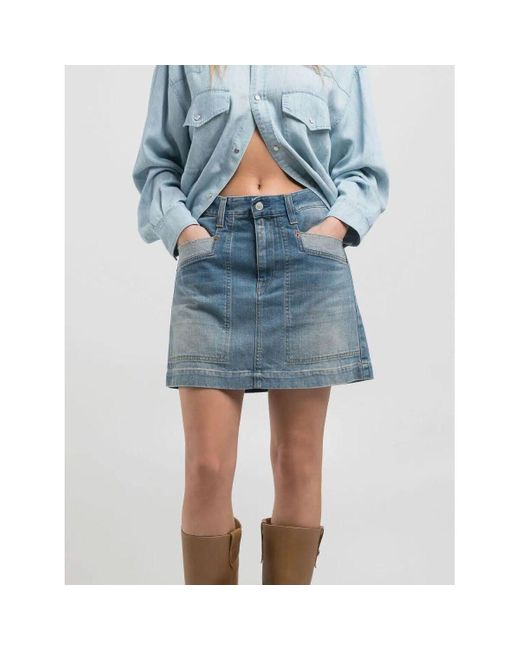Jupes W9926 878 895-009 Replay en coloris Blue