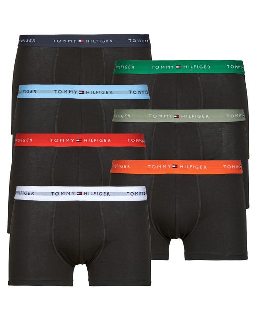Boxer 7P Trunk Wb di Tommy Hilfiger in Green da Uomo