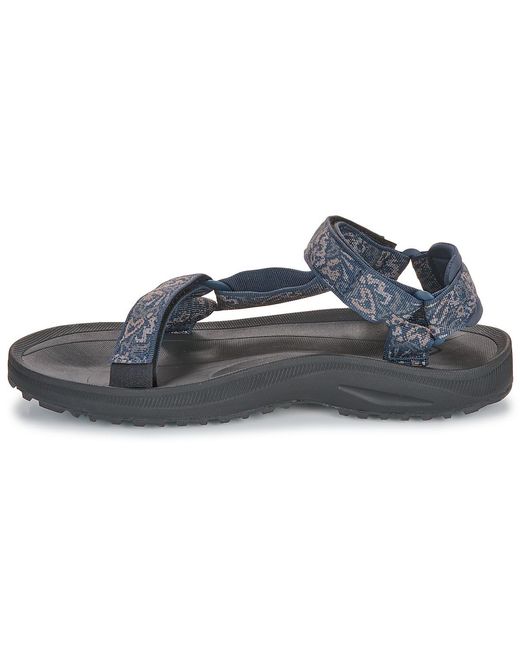 Sandales plates M WINSTED Teva pour homme en coloris Blue