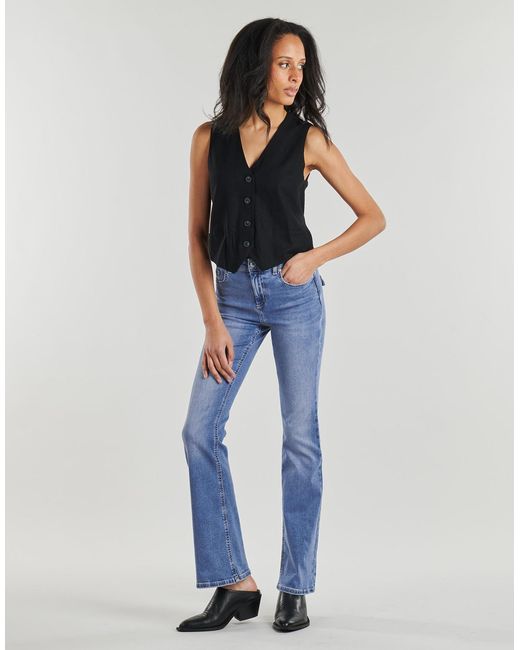 ONLY Flared/Bootcut Onlblush Mw in het Blue