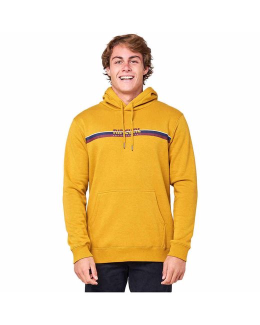 Sweat-shirt SR HORIZON HOOD FLEECE Rip Curl pour homme en coloris Yellow