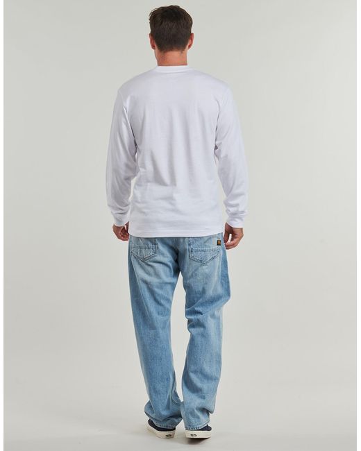 T-shirt CLASSIC LS TEE Vans pour homme en coloris Blue