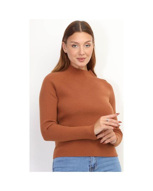 Pull Pulls Pour Femme La Modeuse en coloris Brown