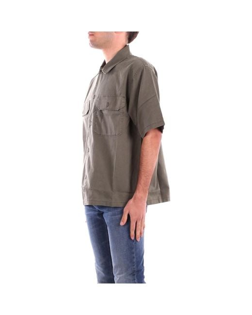 Dickies Overhemd Korte Mouw Dk0A4Z7Q in het Gray voor heren