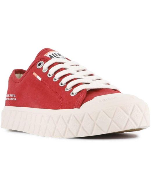 Baskets PALLA ACE CVS ORG Palladium en coloris Red