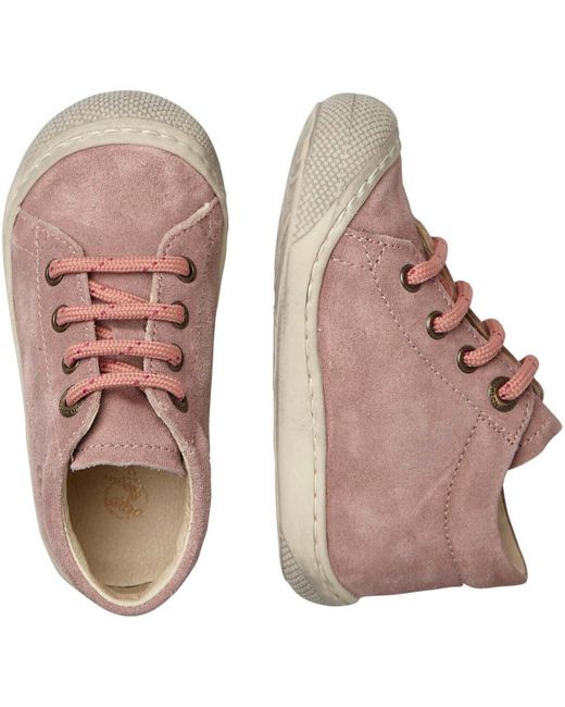 Derbies Chaussures premiers pas en suède COCOON Naturino pour homme en coloris Pink