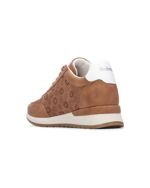 Baskets basses 17513102 Refresh en coloris Brown