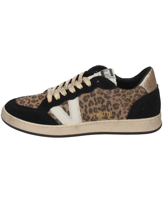 Baskets basses Vitamina en coloris Black