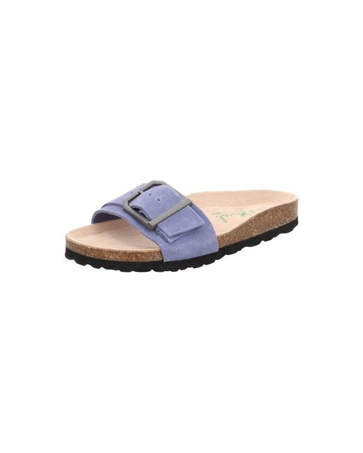 Claquettes Longo en coloris Blue