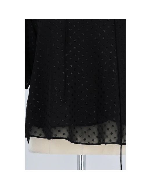 Blouses T-shirt noir The Kooples en coloris Black