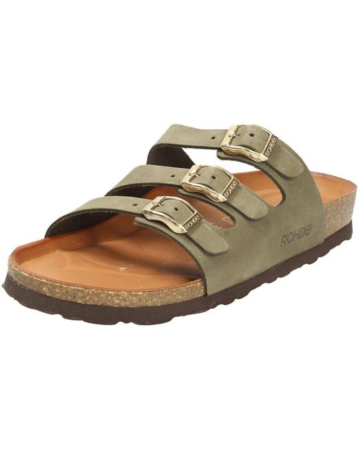Sabots Rohde en coloris Brown