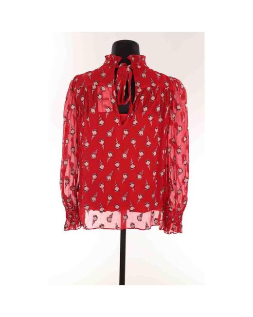 Blouses Blouse en soie Ba&sh en coloris Red