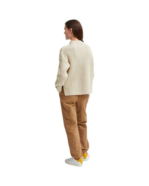Pull Selma SELECTED en coloris White