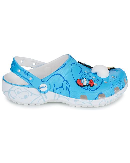 CROCSTM Blue Clogs Smurfs Classic Clog