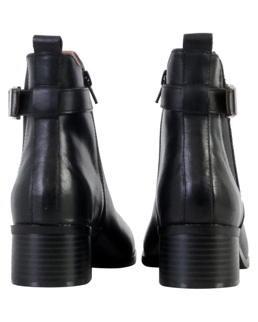 Boots Bottines Cuir Alénoa The Divine Factory en coloris Black