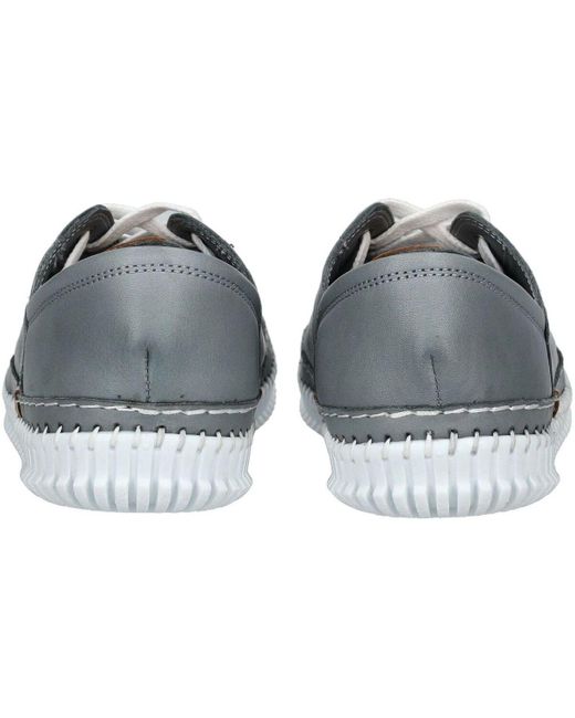 Baskets basses Derbies Andrea Conti en coloris Blue