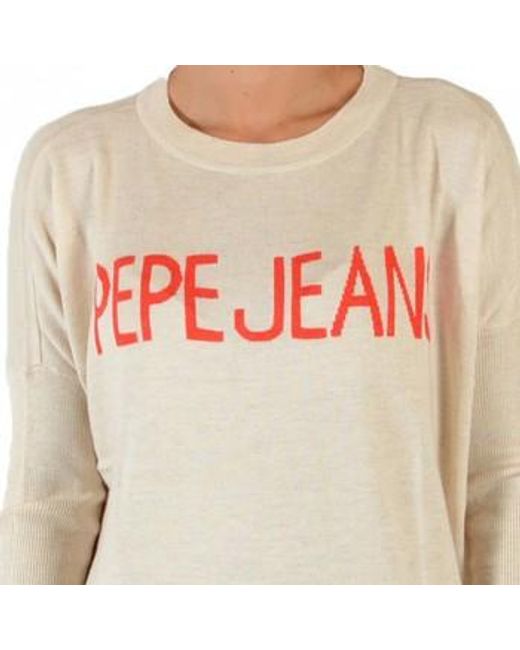 Pull Pull Barry Chalk Pepe Jeans en coloris White