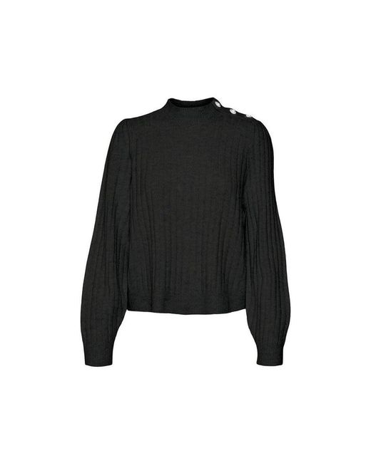 Pull Melya Vero Moda en coloris Black